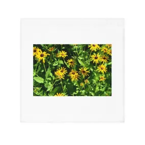 Yellow Flower Face Towel