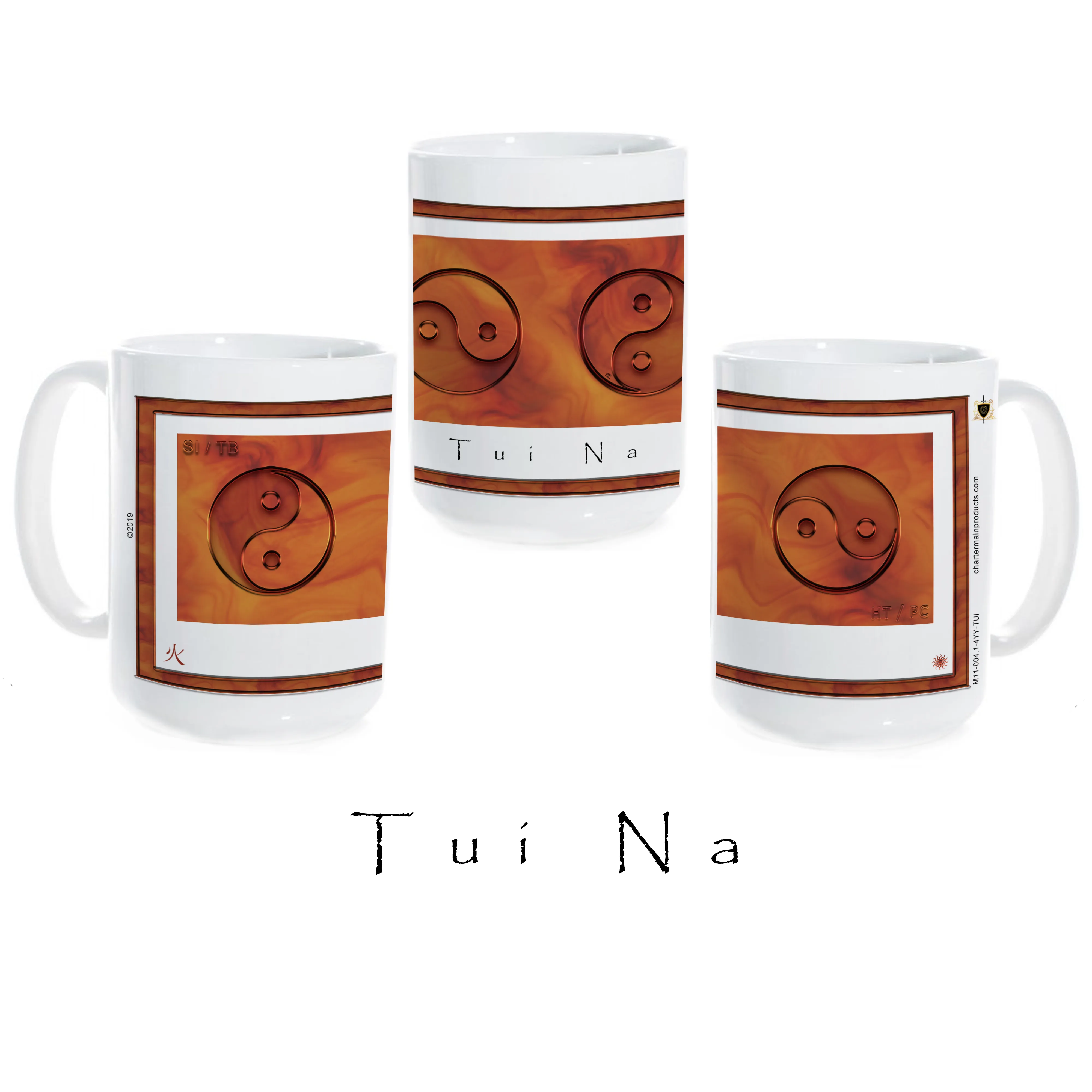 Yin Yang Coffee Mug "Fire" (Tui Na)