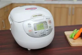 Zojirushi Electronic Rice Cooker/ Warmer 1.8 Ltr- Premium White