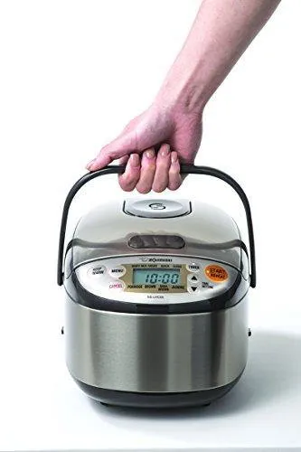 Zojirushi NS-LHC05XT Micom Rice Cooker & Warmer, Stainless Dark Brown