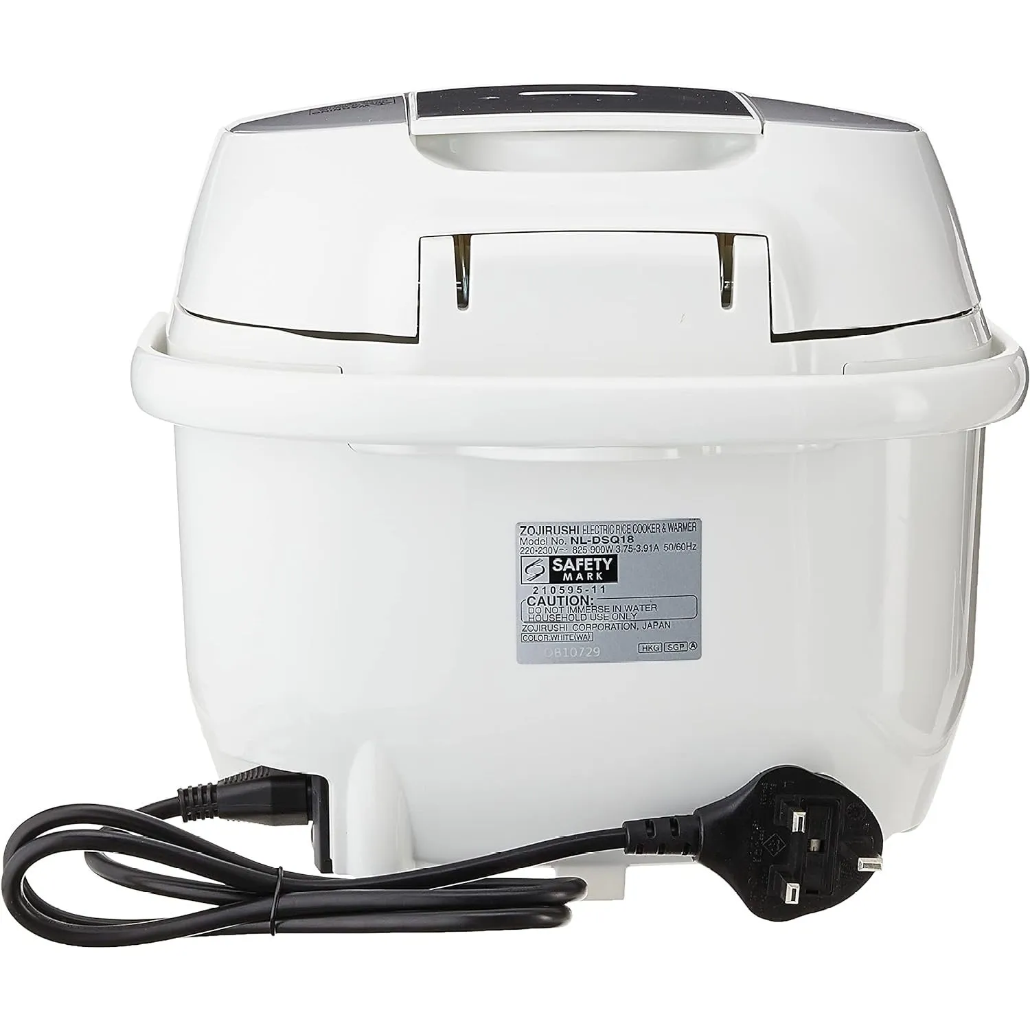 Zojirushi Rice Cooker NL-DSQ10/18 3 pin UK plug